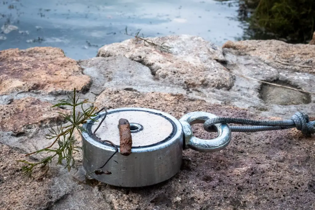 A photo showing the type of neodymium magnets you will need